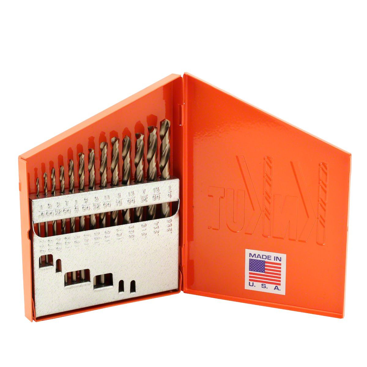 KnKut Universal AM HD Hex Shank M35 Cobalt Jobber Length Drill Bit Set ...
