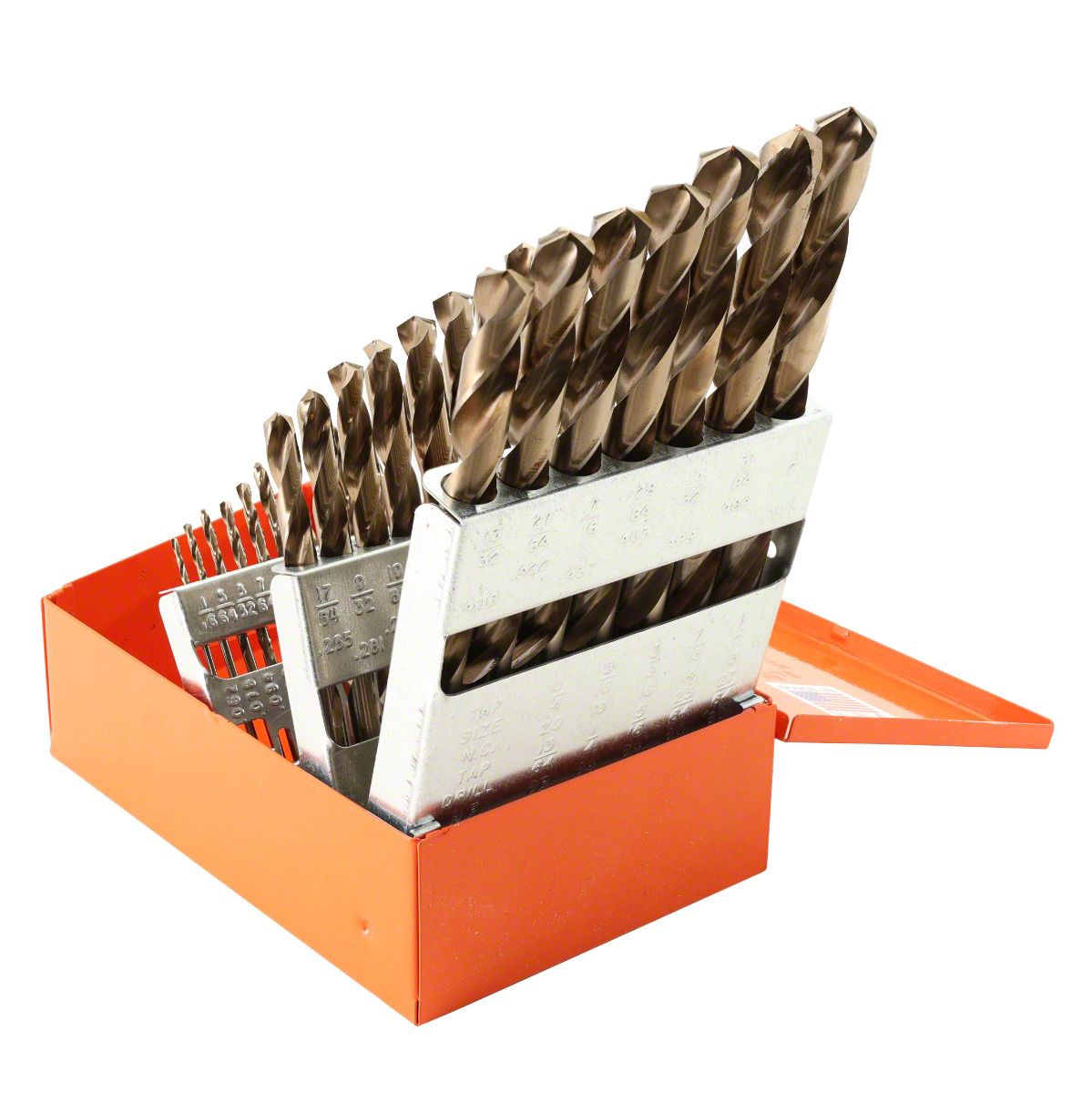 KnKut Universal AM HD Hex Shank M35 Cobalt Jobber Length Drill Bit Set ...