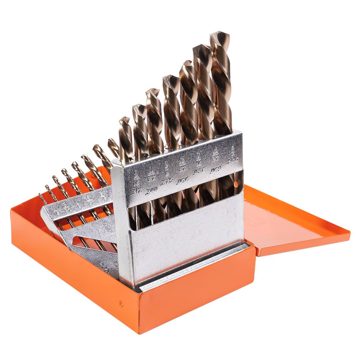 KnKut Universal AM Left Hand Jobber Length Drill Bit Set; 15-Piece ...