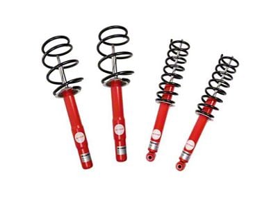 KONI Special Active Strut, Shock and Eibach Pro-Kit Lowering Spring Kit (05-09 Mustang V6)