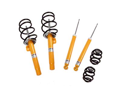 KONI Sport Adjustable Shock, Strut and Eibach Pro-Kit Lowering Spring Kit (07-10 Mustang GT500)