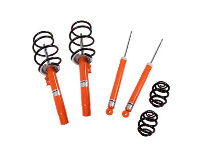 KONI STR.T Shock, Strut and Eibach Pro-Kit Lowering Spring Kit (87-93 5.0L Mustang Coupe)