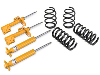 KONI Sport Adjustable Shock, Strut and Eibach Pro-Kit Lowering Spring Kit (15-24 Mustang EcoBoost w/o MagneRide, V6)