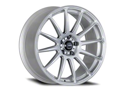 Konig Aeris Steel Silver Wheel; 18x8; 40mm Offset (05-09 Mustang GT, V6)
