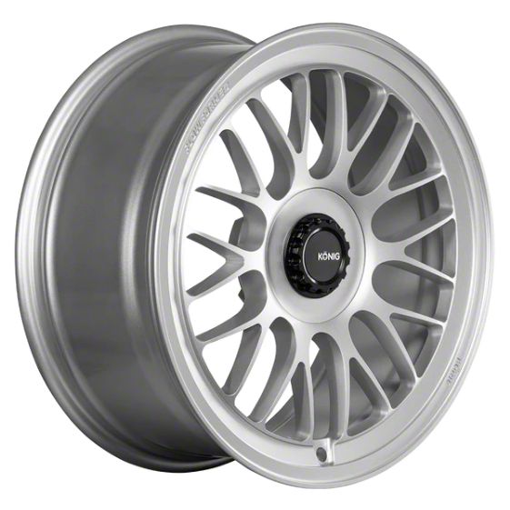 Konig Mustang MRK1XR Satin Silver Wheel; 21x9.5; 35mm Offset