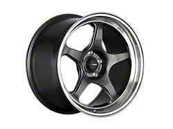 Konig Hyperspec Anthracite Metallic with Mirror Machined Lip Wheel; 18x8.5; 32mm Offset (10-15 Camaro)