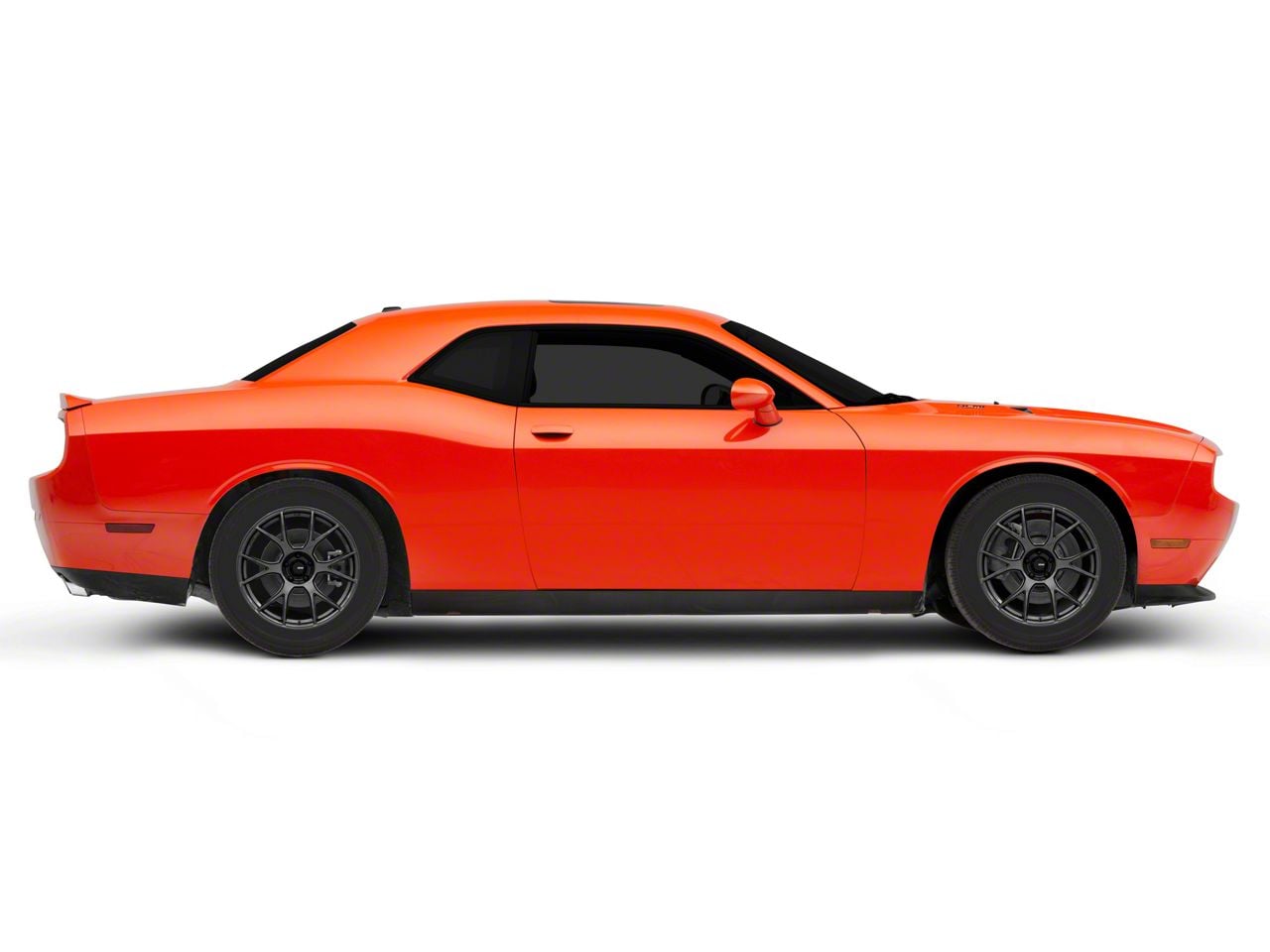 Konig Challenger Ampliform Dark Metallic Graphite Wheel; Rear Only