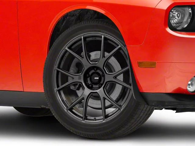 Konig Ampliform Dark Metallic Graphite Wheel; 20x9.5 (08-23 RWD Challenger, Excluding Widebody)