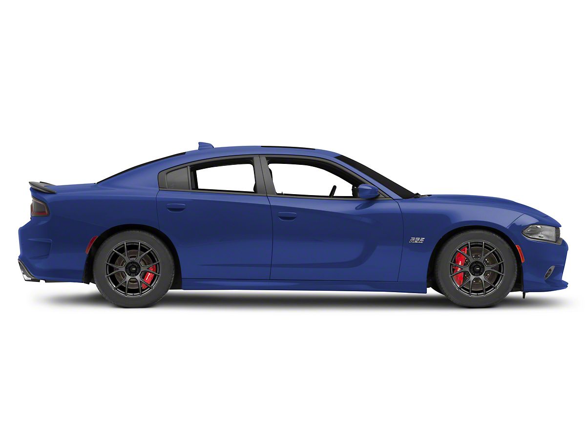 Konig Charger Ampliform Dark Metallic Graphite Wheel; Rear Only 