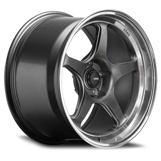 Konig Corvette Hyperspec Anthracite Metallic with Mirror Machined
