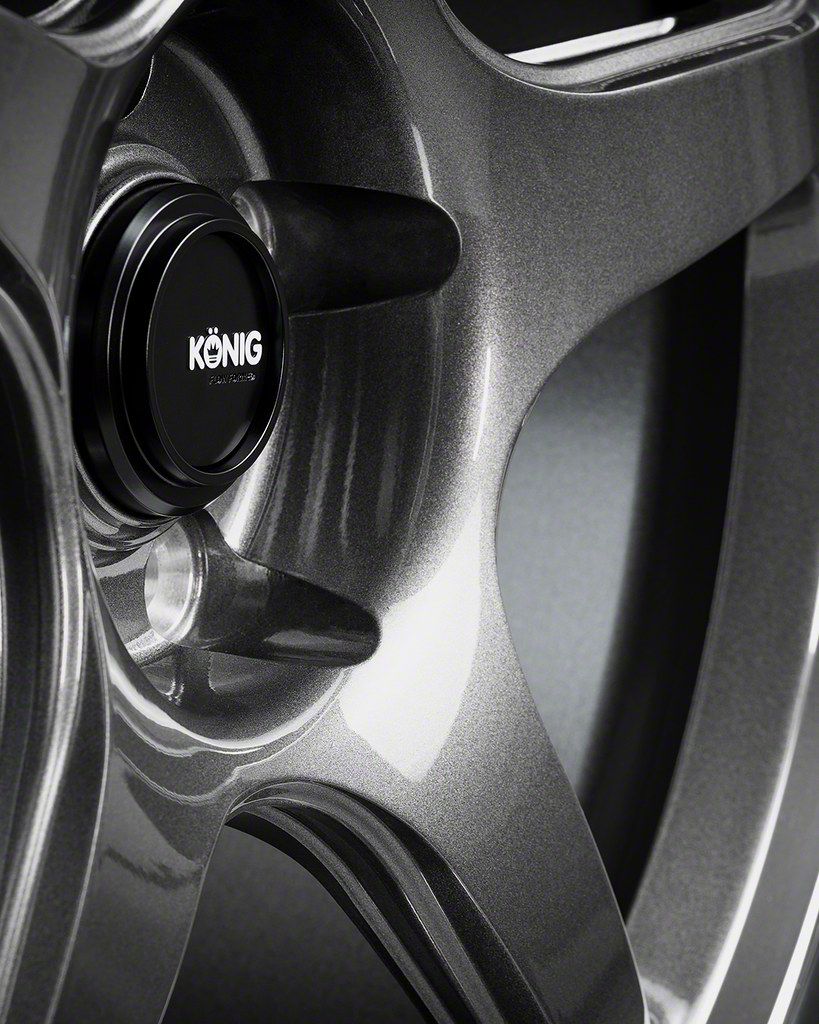 Konig Corvette Hyperspec Anthracite Metallic with Mirror Machined
