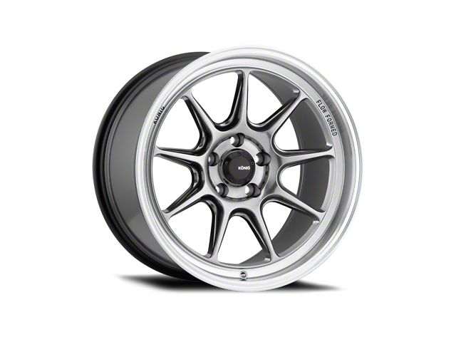 Konig Countergram Hyper Chrome Machined Wheel; 18x8.5 (21-24 Mustang Mach-E, Excluding GT)