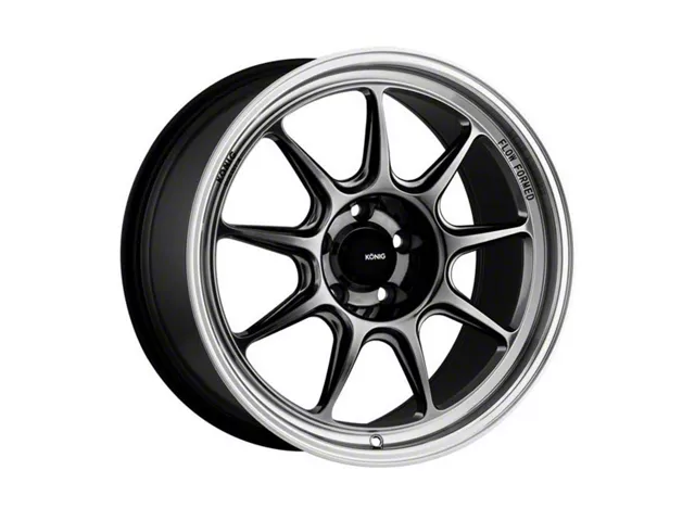 Konig Countergram Hyper Chrome Machined Wheel; 19x8.5 (21-24 Mustang Mach-E)