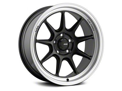 Konig Countergram Matte Black Machined Wheel; 19x8.5 (21-24 Mustang Mach-E)