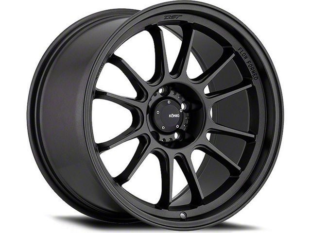 Konig Hypergram Matte Black Wheel; 18x8.5 (21-24 Mustang Mach-E, Excluding GT)