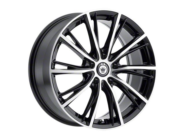 Konig Impression Gloss Black Machined Wheel; 18x8 (21-24 Mustang Mach-E, Excluding GT)