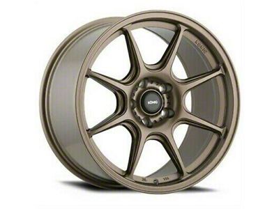 Konig Lockout Matte Bronze Wheel; 18x8.5; 43mm Offset (21-25 Mustang Mach-E, Excluding GT)