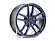 Konig Myth Gloss Black with Blue Tint Wheel; 18x8 (21-24 Mustang Mach-E, Excluding GT)