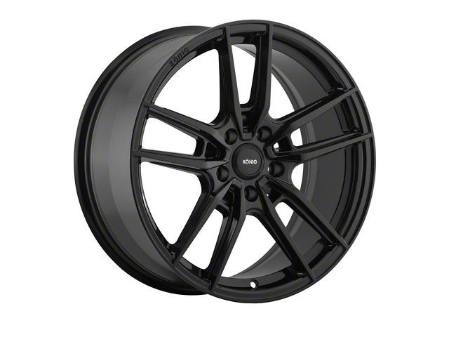 Konig Myth Gloss Black Wheel; 18x8 (21-24 Mustang Mach-E, Excluding GT)