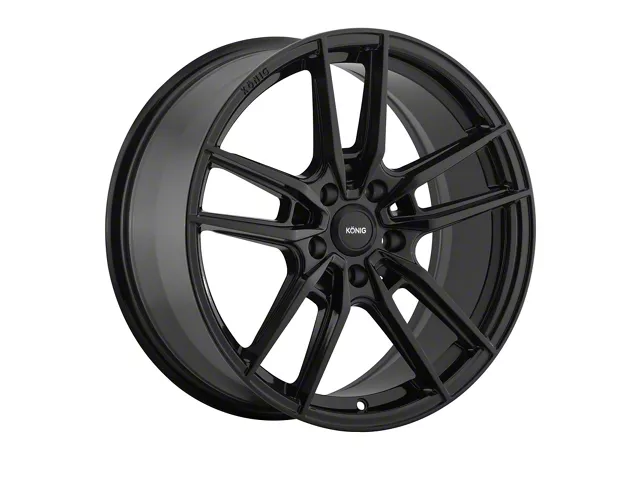 Konig Myth Gloss Black Wheel; 19x8.5 (21-24 Mustang Mach-E)