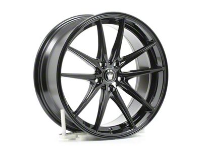 Konig Oversteer Gloss Black Wheel; 18x8; 45mm Offset (21-25 Mustang Mach-E, Excluding GT)