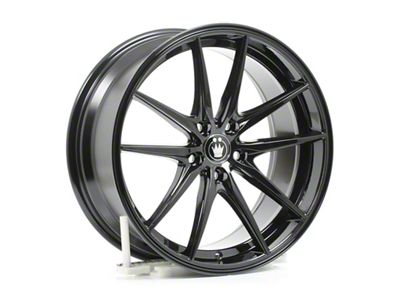 Konig Oversteer Gloss Black Wheel; 18x8 (21-24 Mustang Mach-E, Excluding GT)