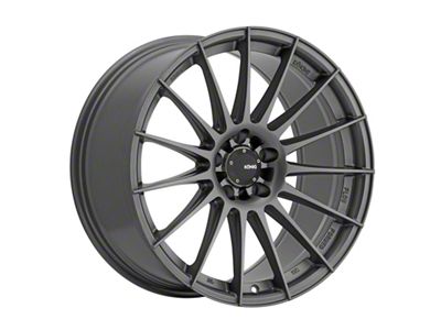 Konig Rennform Matte Gray Wheel; 18x8; 40mm Offset (21-25 Mustang Mach-E, Excluding GT)