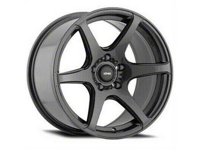 Konig Tandem Gloss Graphite Wheel; 18x8; 43mm Offset (21-25 Mustang Mach-E, Excluding GT)
