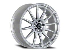 Konig Aeris Steel Silver Wheel; 18x8; 42mm Offset (21-26 Mustang Mach-E, Excluding GT)