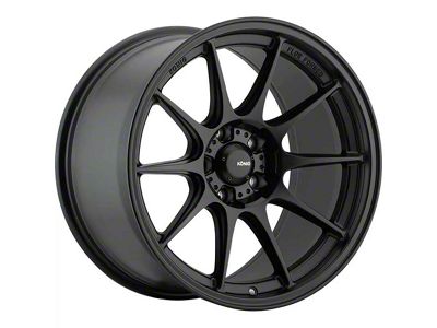 Konig Dekagram Semi-Matte Black Wheel; 18x9.5; 25mm Offset (24-25 Mustang)