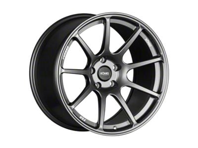Konig F5R Ash Silver Wheel; Rear Only; 18x12; 20mm Offset (24-26 Mustang GT, EcoBoost)