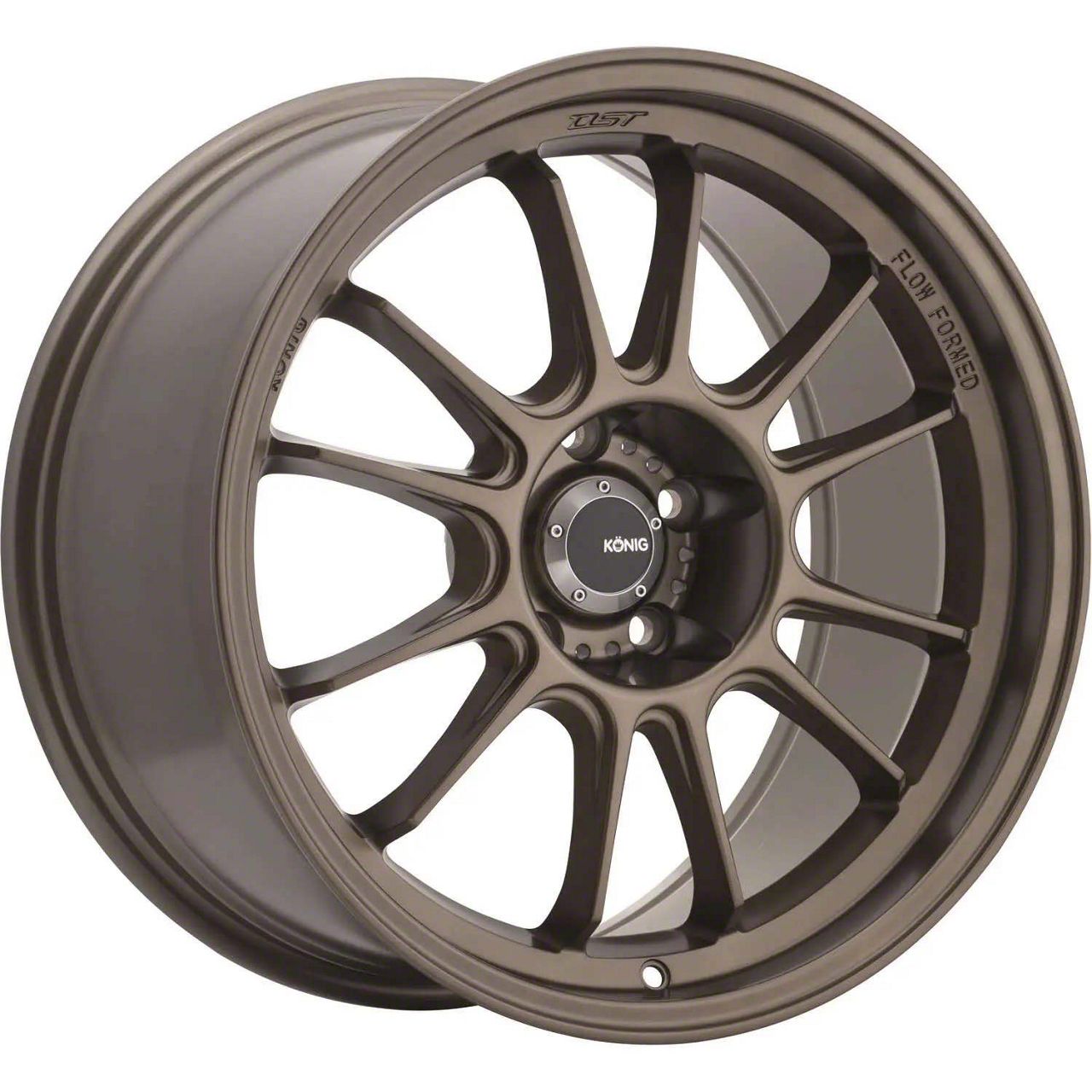 Konig Mustang Hypergram Race Bronze Wheel; 17x8; 35mm Offset