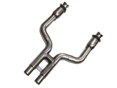 Kooks 3-Inch x 2.50-Inch Catted H-Pipe (07-10 Mustang GT500 w/ Long Tube Headers)