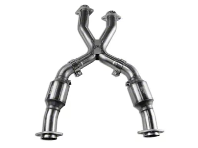 Kooks 3-Inch x 2.50-Inch GREEN Catted X-Pipe (99-04 4.6L Mustang w/ Long Tube Headers)