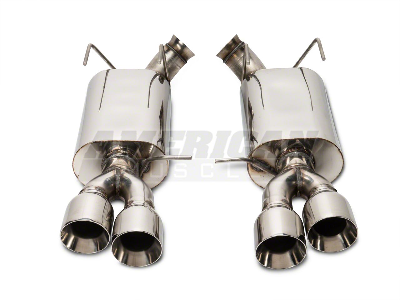 ググググ Kooks Mustang Performance Axle-Back Exhaust with Quad Tips