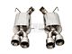 Kooks Performance Axle-Back Exhaust with Quad Tips (13-14 Mustang GT500)