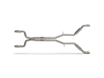 Kooks 3-Inch GREEN Catted Header-Back Street Screamer Exhaust with Polished Tips (16-24 6.2L Camaro w/ Long Tube Headers)