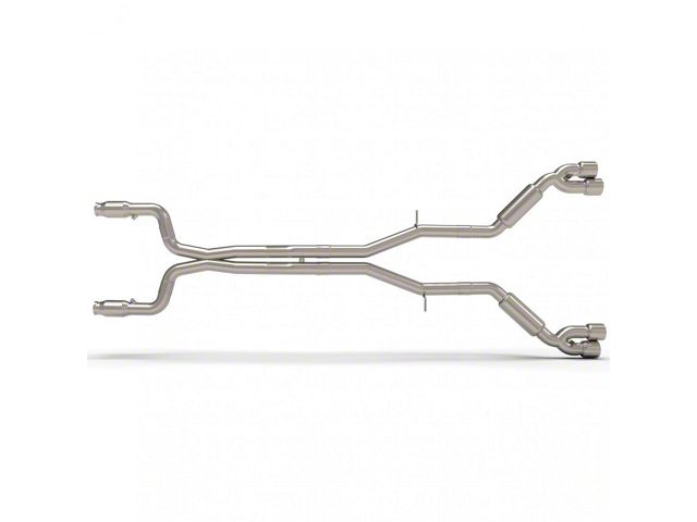 Kooks 3-Inch GREEN Catted Header-Back Street Screamer Exhaust with Polished Quad Tips (16-24 6.2L Camaro w/ Long Tube Headers)