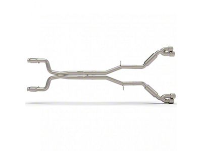Kooks 3-Inch Catted Header-Back Street Screamer Exhaust with Polished Quad Tips (16-24 Camaro SS w/ Kooks Long Tube Headers)