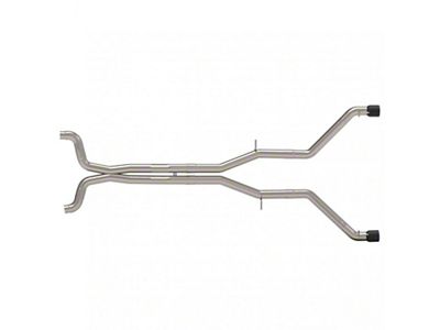 Kooks Muffler Delete Cat-Back Exhaust with Black Tips (16-24 6.2L Camaro w/ Kooks Long Tube Headers)