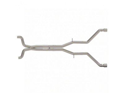 Kooks Muffler Delete Cat-Back Exhaust with Polished Tips (16-24 6.2L Camaro w/ Kooks Long Tube Headers)