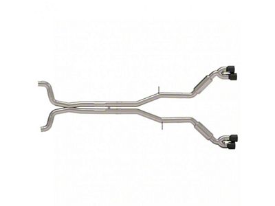 Kooks Street Screamer Cat-Back Exhaust with Quad Black Tips (16-24 6.2L Camaro w/ Kooks Long Tube Headers)