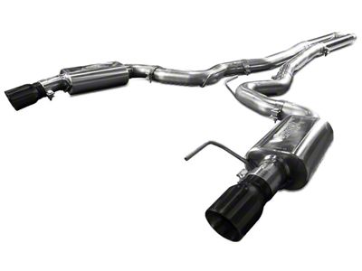 Kooks Cat-Back Exhaust with H-Pipe and Black Tips (15-17 Mustang GT)