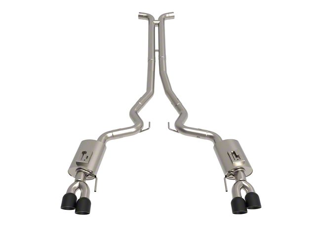 Kooks Cat-Back Exhaust with H-Pipe and Black Tips (18-23 Mustang GT)