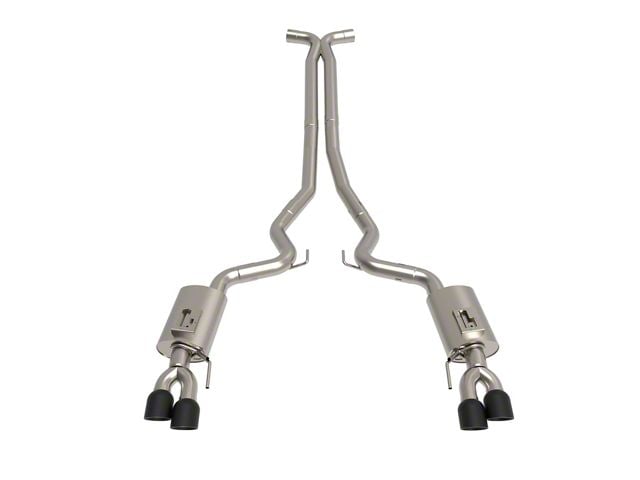 Kooks Cat-Back Exhaust with X-Pipe and Black Tips (18-23 Mustang GT)