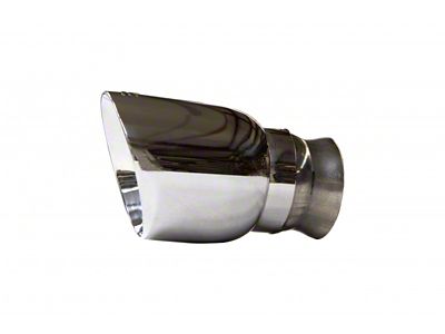 Kooks Angled Cut Rolled End Round Exhaust Tip; 2.75-Inch; Polished (15-23 6.4L HEMI Charger)