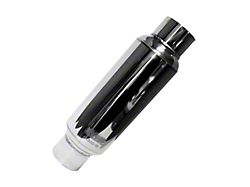 Kooks 3-Inch Round Performance Muffler; 3-Inch Inlet /3-Inch Outlet; 10-Inch; Polished Stainless (Universal; Some Adaptation May Be Required)