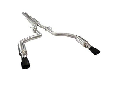 Kooks Cat-Back Exhaust with Black Tips (15-23 6.2L HEMI Charger)