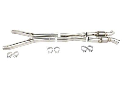 Kooks 3-Inch Catted X-Pipe (09-13 Corvette C6 w/ Kooks Long Tube Headers, Excluding 427, Z06 & ZR1)