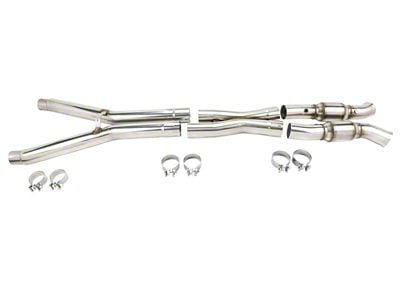 Kooks 3-Inch GREEN Catted X-Pipe (09-13 Corvette C6 w/ Kooks Long Tube Headers, Excluding 427, Z06 & ZR1)